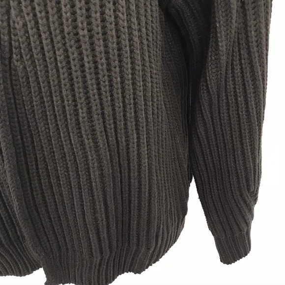 NWT Code X Mode Knit Black Cardigan Sweater Size Large - Picture 5 of 10